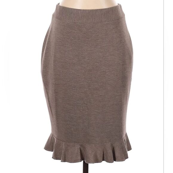 ANN TAYLOR Wool Peplum Skirt - Size 6 - Picture 1 of 6